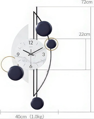 The Cosmic Meridian Clock (28 x 15 Inches)